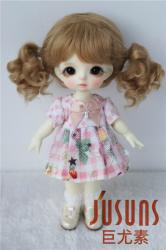 Lovely Two Pony BJD Mohair Doll Wig JD294