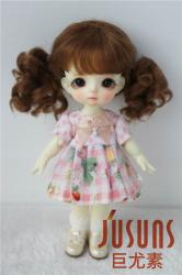 Lovely Two Pony BJD Mohair Doll Wig JD294
