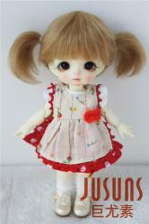 Lovely Twin Tail Mohair Doll Wigs JD203