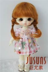 Fashionable Short Braid Mohair Doll Wigs JD143