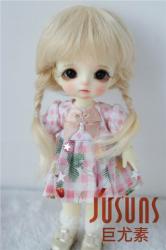 Fashionable Short Braid Mohair Doll Wigs JD143