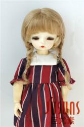 Fashion BJD Two Braids Mohair Wigs D2033B