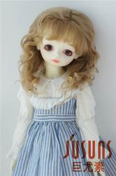 Pretty Short Curly Mohair Doll Wigs D20313