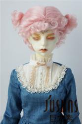 Lovely Short Double Braid BJD Doll Wigs Mohair JD269