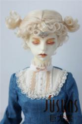 Lovely Short Double Braid BJD Doll Wigs Mohair JD269