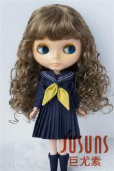 Long Curly Synthetic Mohair BJD Doll Wig JD311