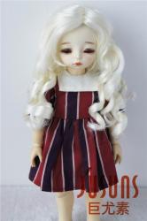 Pretty Long Curly Doll Wigs Synthetic Mohair JD259 