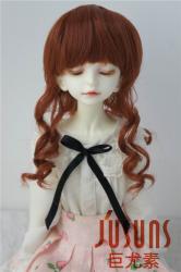 Lovely Curly Doll Wigs Heat Resistant Fiber JD257