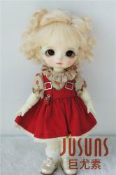Lovely Short Curly Doll Wigs Mohair JD250