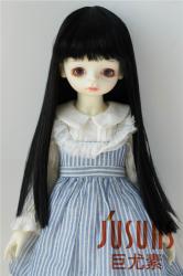 Cute Full Bangs Long Straight Heat Resistance Doll Wigs JD237