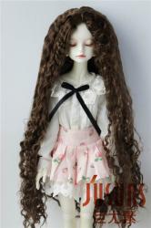 Pretty Long Curly Doll Wigs Synthetic Mohair JD220