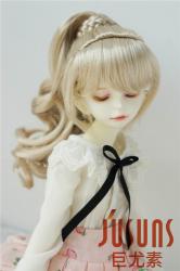 Updo Braid Long Curly Doll Wigs Synthetic Mohair JD218
