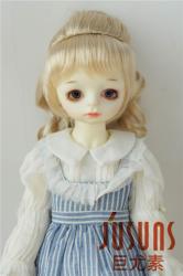 Updo Braid Long Curly Doll Wigs Synthetic Mohair JD218