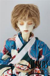 Boyish Short Curly Doll Wigs Mohair JD213
