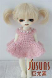 Lovely Twin Tail Mohair Doll Wigs JD203