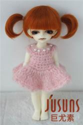 Lovely Twin Tail Mohair Doll Wigs JD203