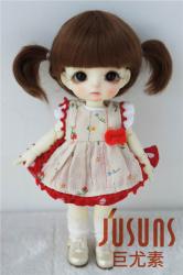 Lovely Twin Tail Mohair Doll Wigs JD203