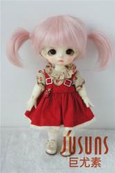 Lovely Twin Tail Mohair Doll Wigs JD203