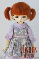 Lovely Twin Tail Mohair Doll Wigs JD203