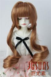 Fashion Two Pony Kanekalon Fiber BJD Doll Wigs JD186