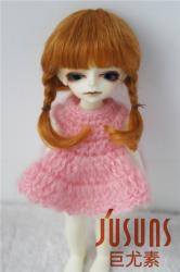 Fashionable Short Braid Mohair Doll Wigs JD143