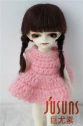 Fashionable Short Braid Mohair Doll Wigs JD143