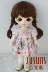 Fashionable Short Braid Mohair Doll Wigs JD143