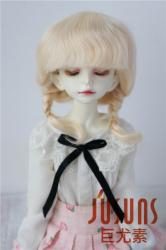 Fashionable Short Braid Mohair Doll Wigs JD143