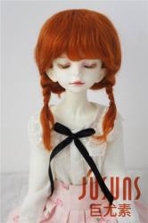 Fashionable Short Braid Mohair Doll Wigs JD143