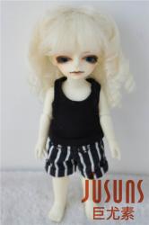 Long Soft Wave BJD Mohair Doll Wigs JD178