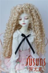 Long Wave Curly Doll Wigs Synthetic Mohair JD145