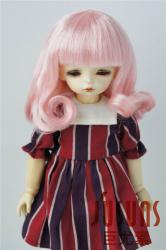 Pear Flower Curly Doll Wigs Synthetic Mohair JD131