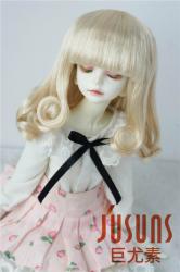 Pear Flower Curly Doll Wigs Synthetic Mohair JD131