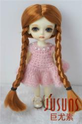 Mid Parting Pony Synthetic Mohair Doll Wigs JD103