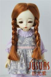 Mid Parting Pony Synthetic Mohair Doll Wigs JD103
