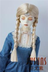 Mid Parting Pony Synthetic Mohair Doll Wigs JD103