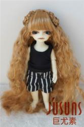 Long Curly Synthetic Mohair Doll Wigs JD098