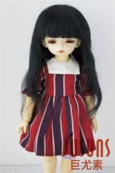 Long Mohair Doll wig with Full Bang JD084