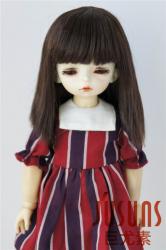 Shawl Straight Hair Synthetic Mohair Doll Wigs JD080