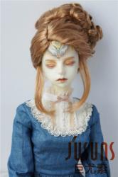 Portrait Curly Doll Wigs Synthetic Mohair JD079