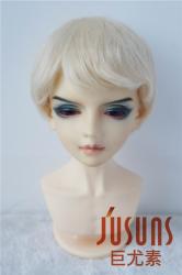 Lovely Short Boy Cut Mohair Doll Wigs JD076