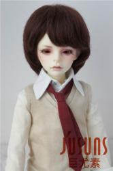 Lovely Short Boy Cut Mohair Doll Wigs JD076