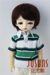 Lovely Short Boy Cut Mohair Doll Wigs JD076