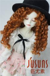 Long Curly Doll Wig Synthetic Mohair JD073