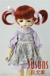 Double Pony Doll Wigs Synthetic Mohair JD070