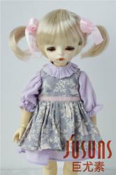 Double Pony Doll Wigs Synthetic Mohair JD070
