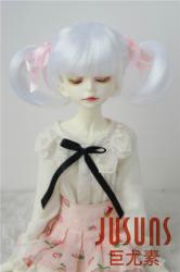 Double Pony Doll Wigs Synthetic Mohair JD070