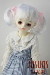 Double Pony Doll Wigs Synthetic Mohair JD070