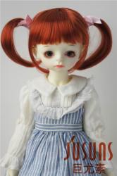 Double Pony Doll Wigs Synthetic Mohair JD070