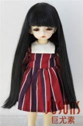 Long Straight Synthetic Mohair Doll Wig JD056